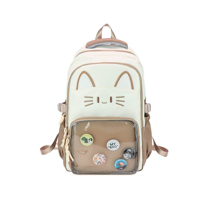 Cartoon Campus Backpack for Girls – Japanese Style - Velora