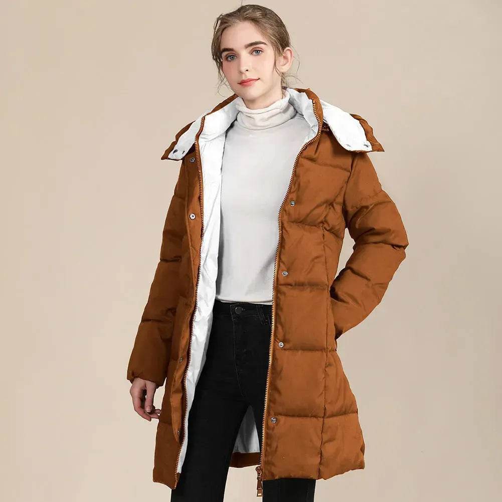 Unisex Hooded Winter Long Puffer coat - Velora