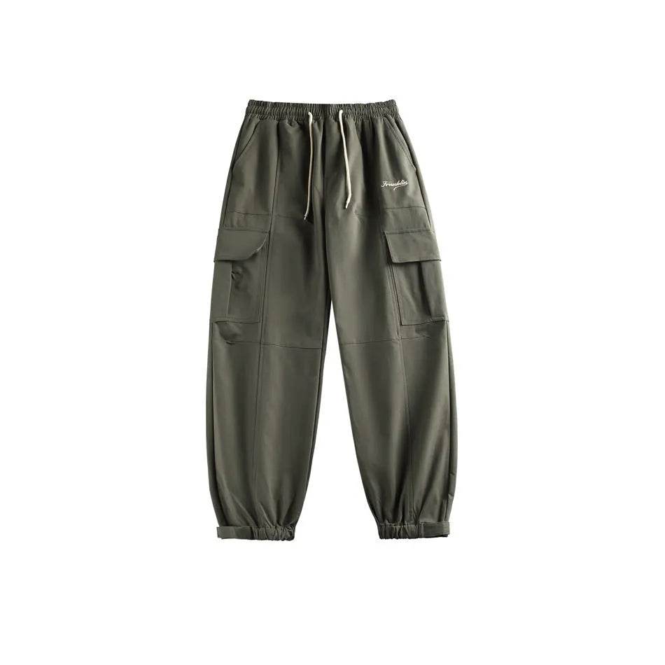 Autumn Outdoor Retro Pocket Overalls Men's Loose Straight Casual Cargo Pant - Velora