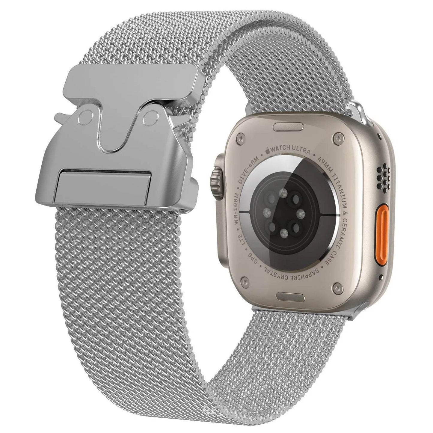 24mm Milan Titanium Watch Strap Suitable For Apple iwatch Smartwatch - Velora