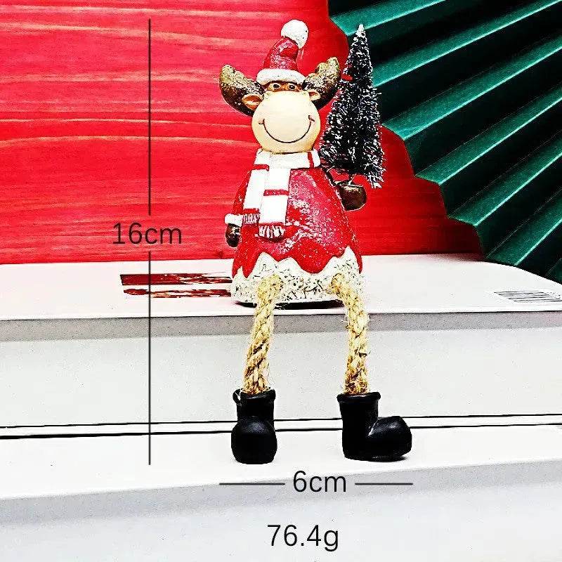 Christmas Gifts Resin Christmas Snowman Night Light Decoration Christmas Gifts Crafts - Velora