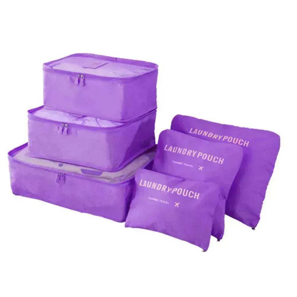 6 Pcs Travel Storage Bag Set For Clothes - Velora