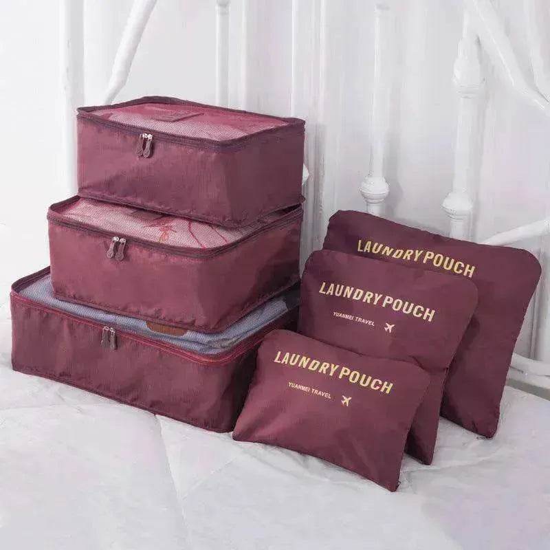6 Pcs Travel Storage Bag Set For Clothes - Velora