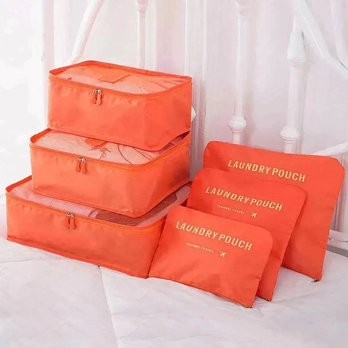 6 Pcs Travel Storage Bag Set For Clothes - Velora
