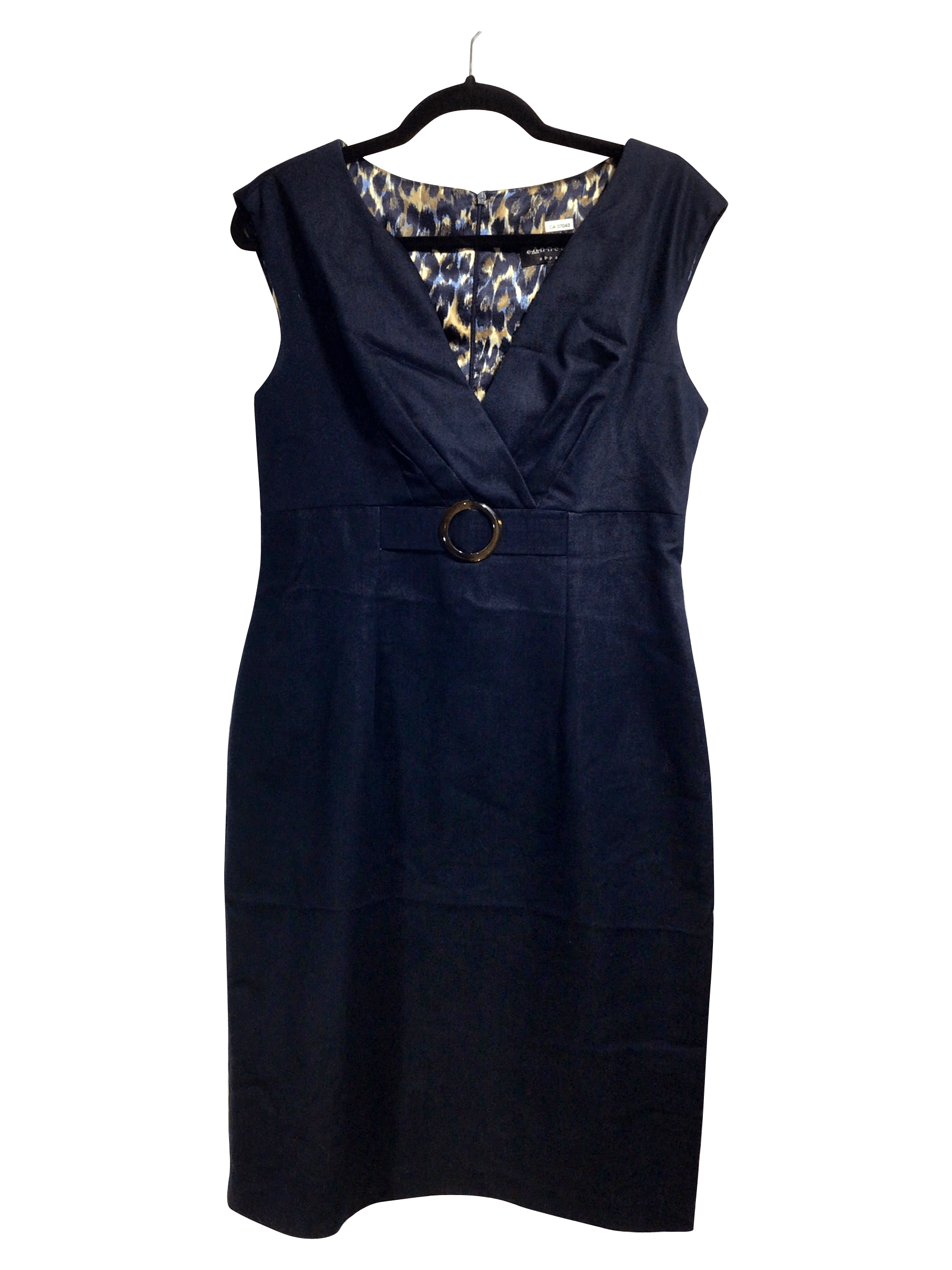 CONNECTED APPAREL Regular fit Midi Dress in Blue - 8 - Velora