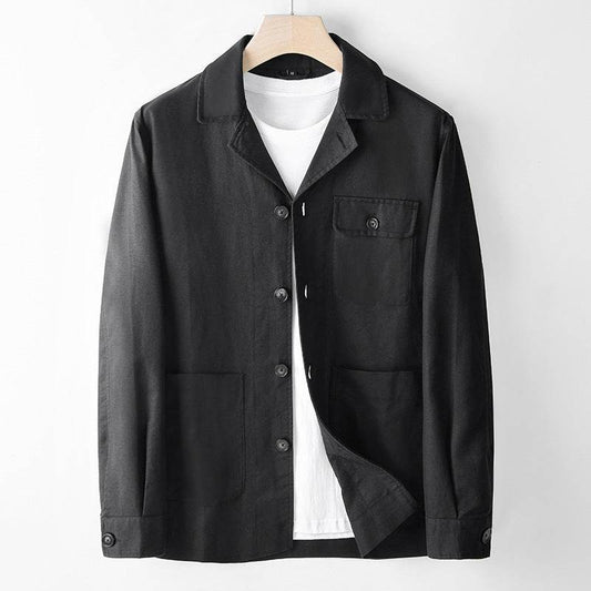Slim Casual Thin Cotton Linen Suit Coat - Velora
