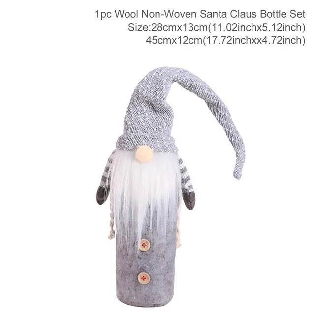 Christmas Decorations Christmas Wine Bottle Socks - Velora