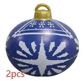 Christmas Ornament Holly Ball Outdoor Tree Decoration Christmas Balls for Yards - Velora