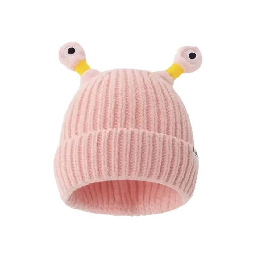 New Cute Luminous Fall Winter Warm Ear Protection Wool Cartoon All-matching Knitted Beanie Hat