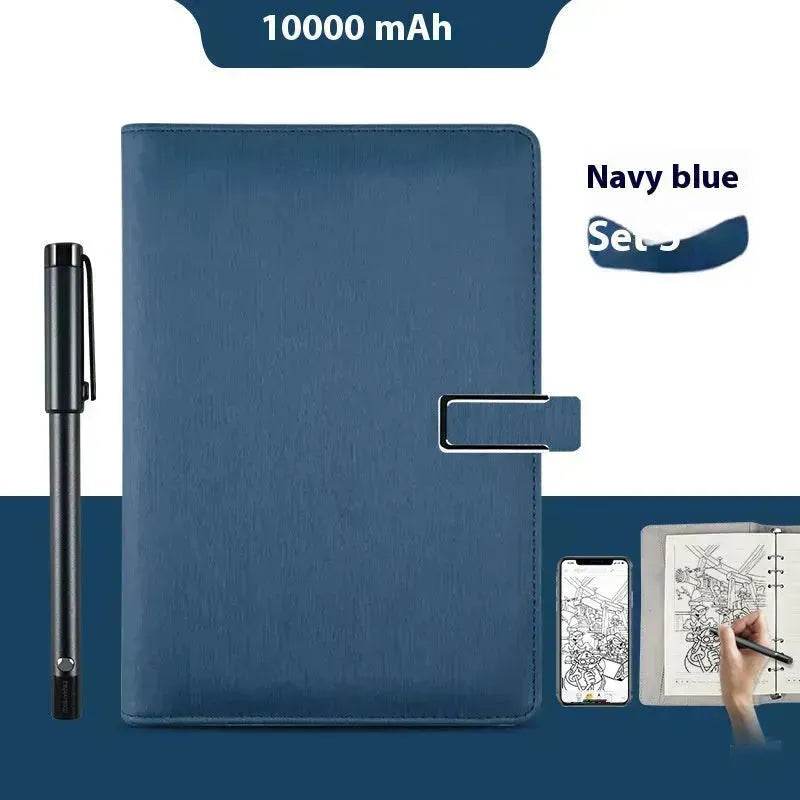Handwriting Paper Screen Synchronization Smart Fingerprint Lock A5 Notebook - Velora