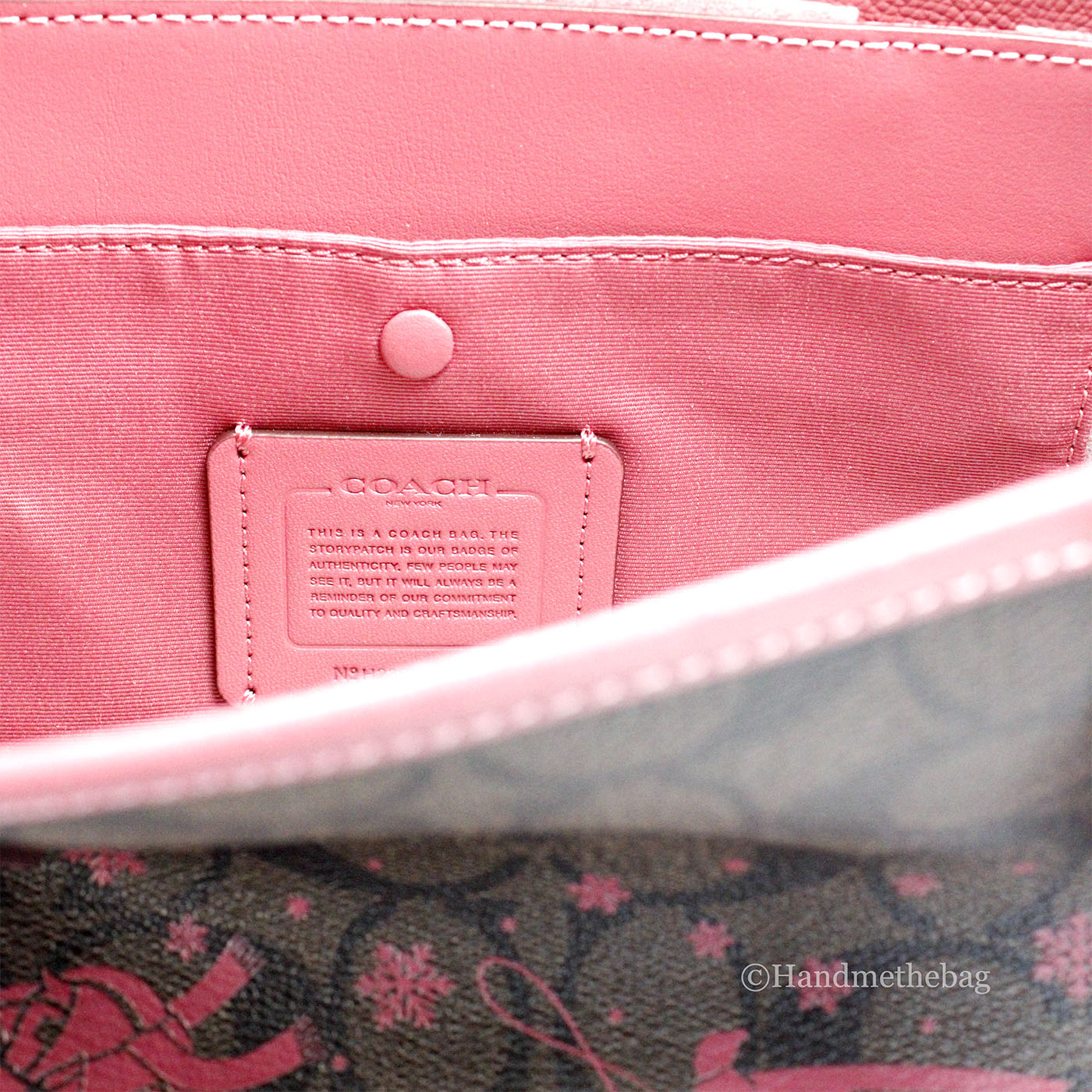 Coach Signature Horse and Carriage Mini City Tote