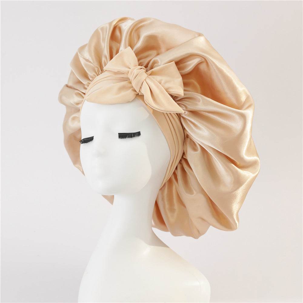 Silk Hair Bonnet For Sleeping Satin bonnet for curly hair - Velora
