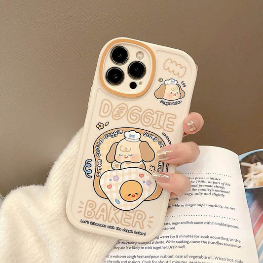 TPU Frosted Silicone Cartoon iphone Case - Velora