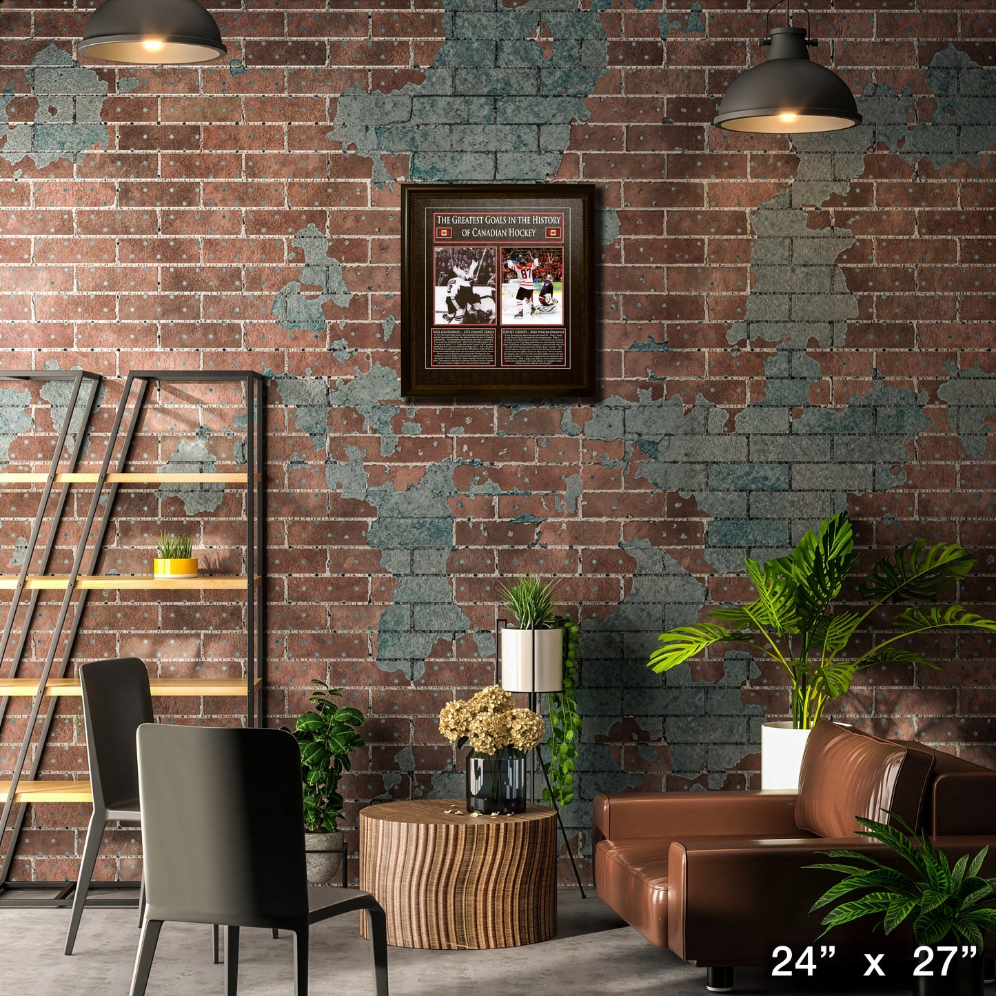 Sidney Crosby and Paul Henderson Framed 8x10 Canada's Greatest Goal Photos