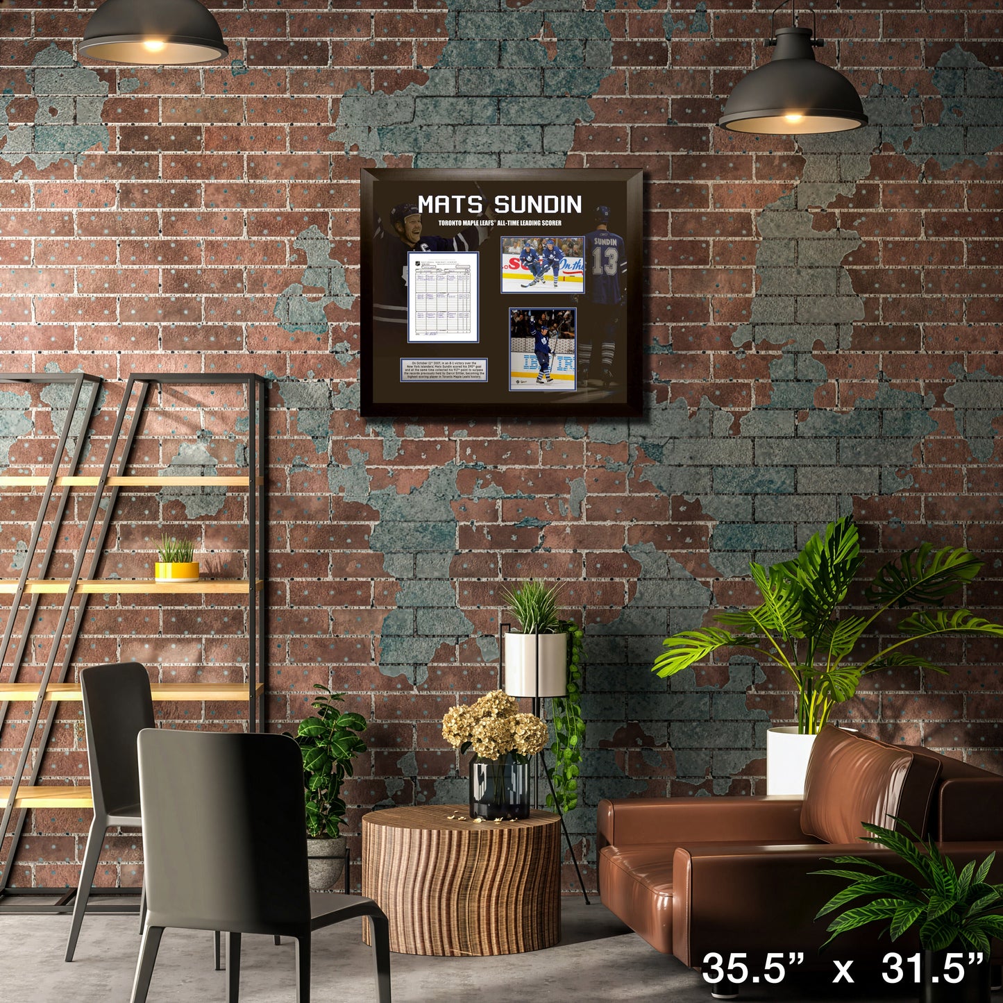 Mats Sundin Toronto Maple Leafs Framed All-Time Leading Scorer Collage