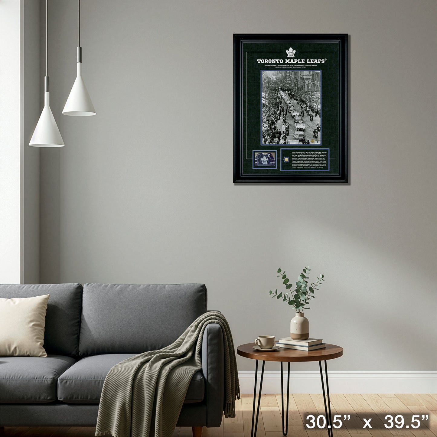 Toronto Maple Leafs Framed Stanley Cup Parade Photo