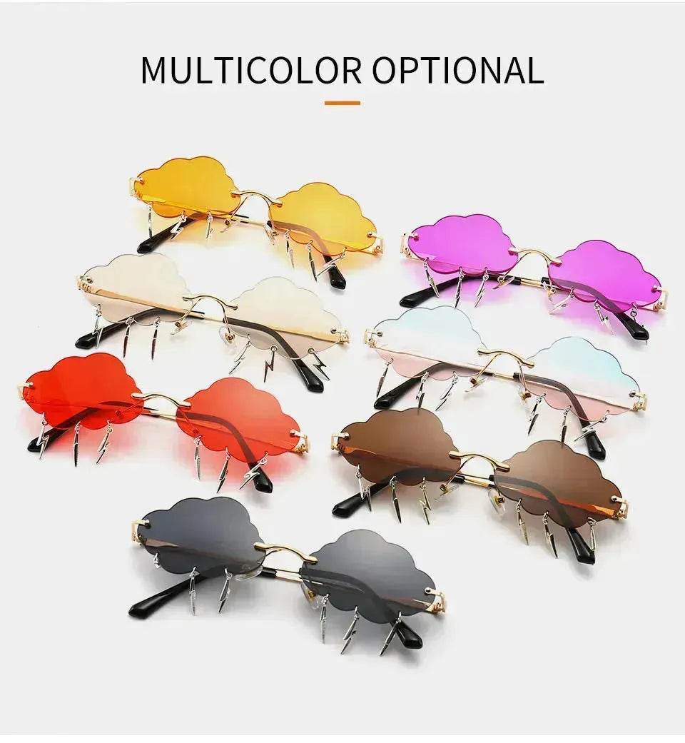 Fashion Trend Cloud Chain Polarized Sunglasses for Women - Velora