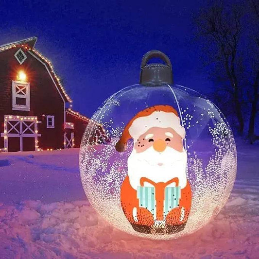 Inflatable Snowman Santa Claus Hanging Christmas Ball decoration - Velora