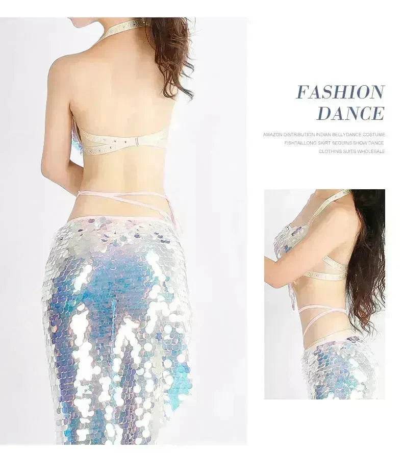 Indian Dance Suit Ethnic Latin Dance Sequins - Velora