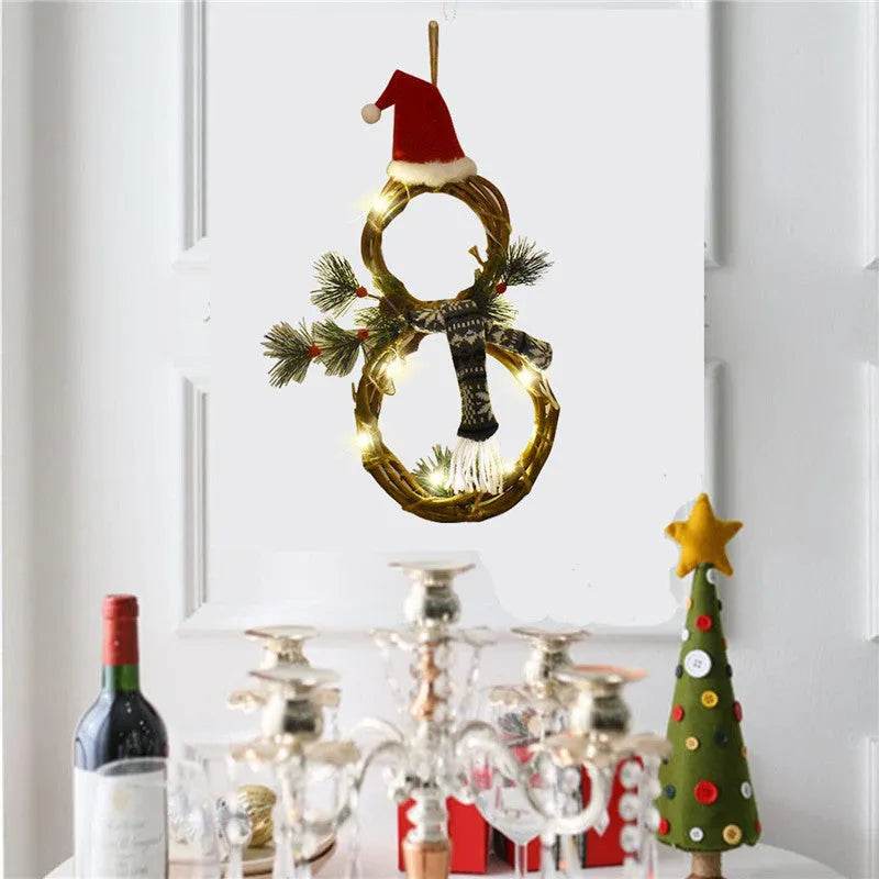 Christmas Decorations Christmas Lights Decoration Vine Circle - Velora