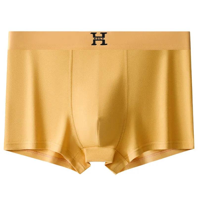 Men's Cotton Spandex Breathable HOLY Boxer Briefs underwear Mid wast - Velora