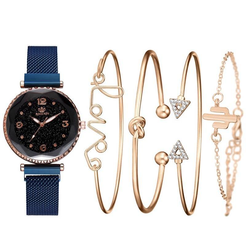 Fashion women's quartz watch bracelet bracelet set - Velora