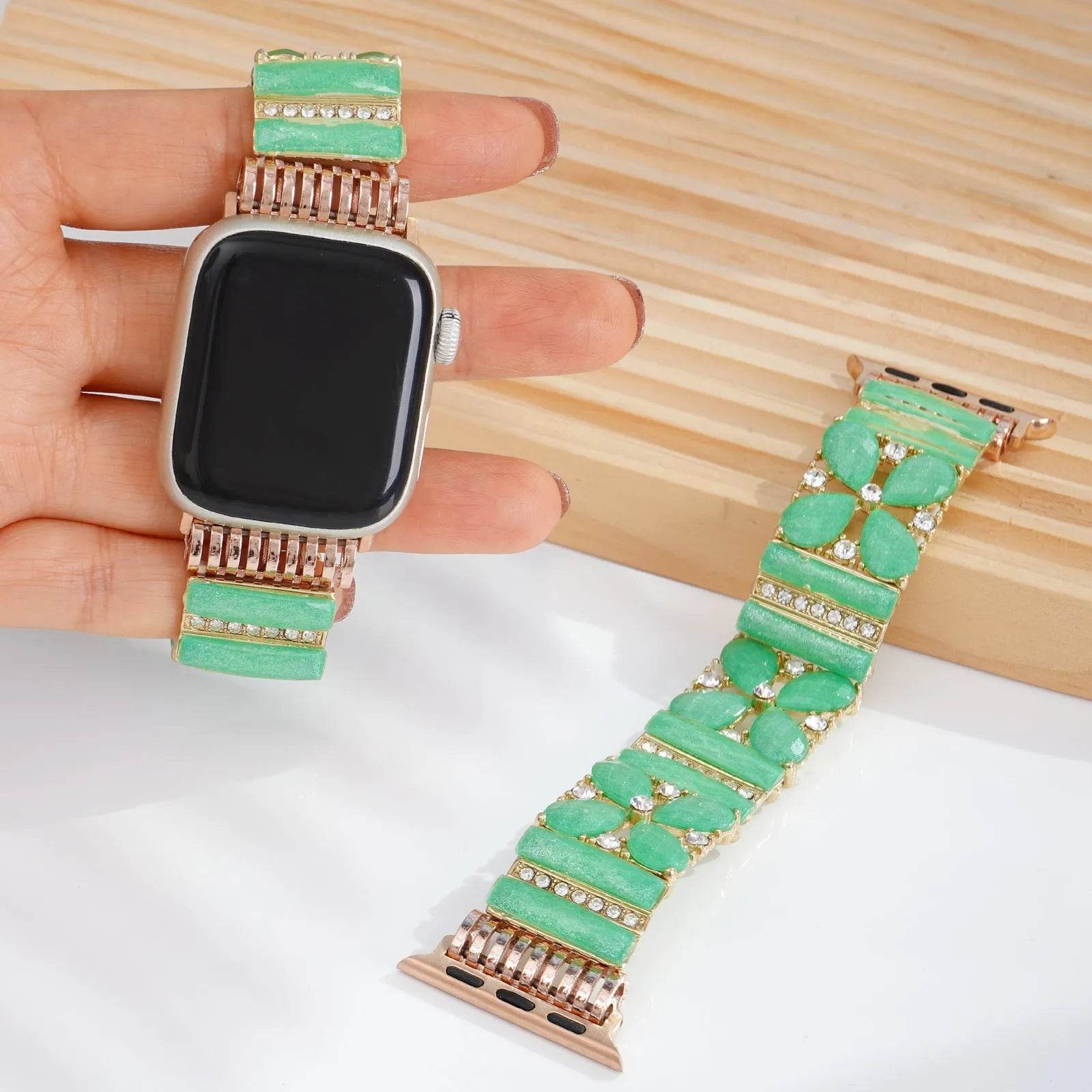 Strap Green Jewelry Watch Band Bracelet women - Velora