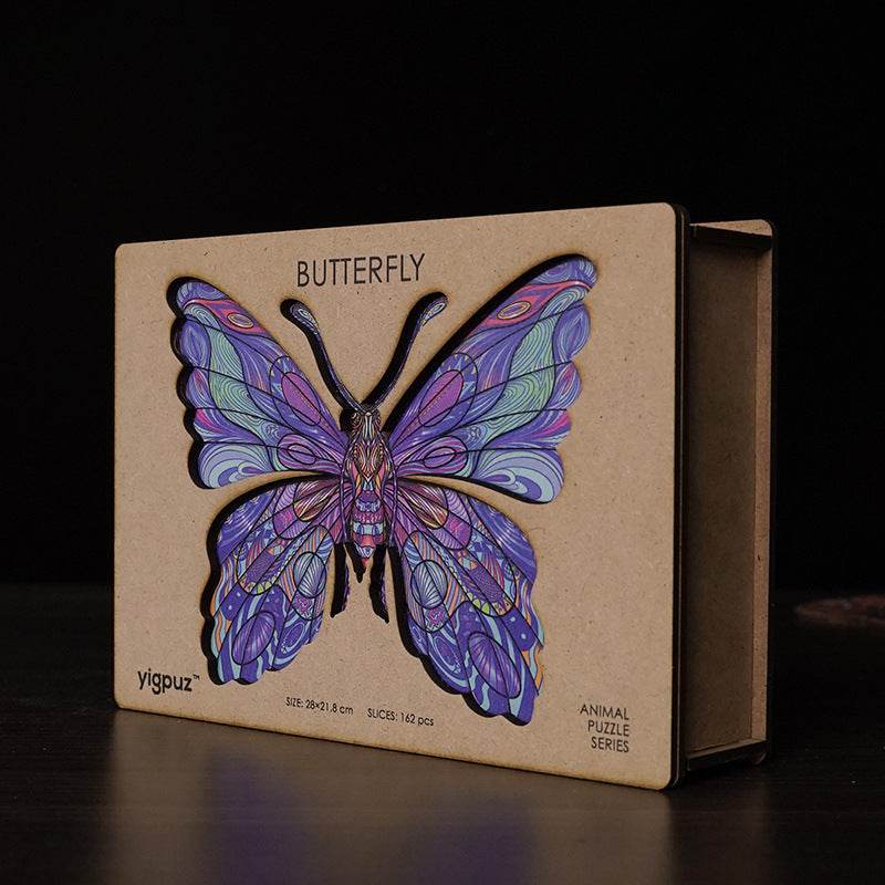 Animal Shaped Wooden Puzzle Play Toy for Kids 14 years above - Velora