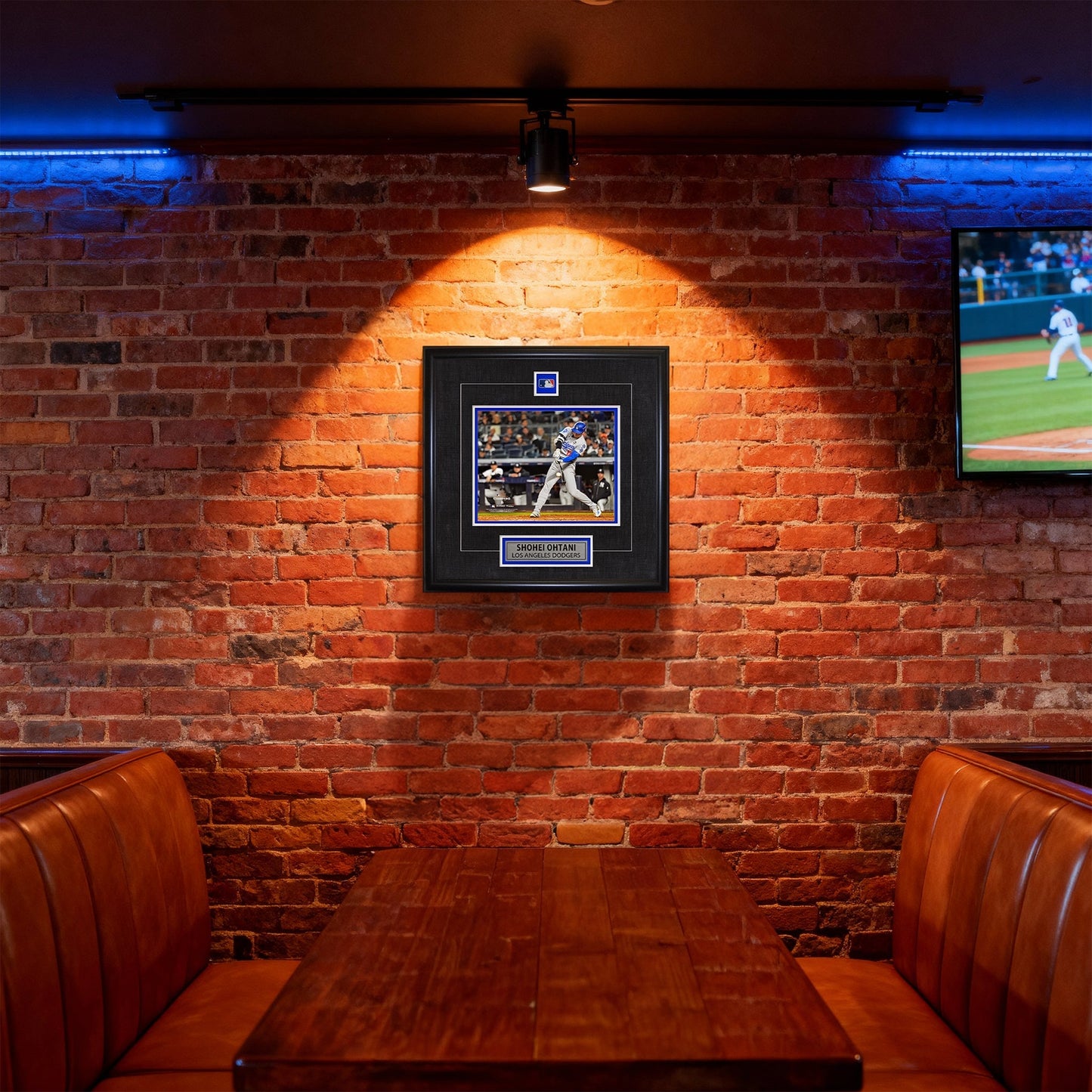 Shohei Ohtani Framed Pin & Plate Dodgers GM 4 WS Frameworth Sports Marketing