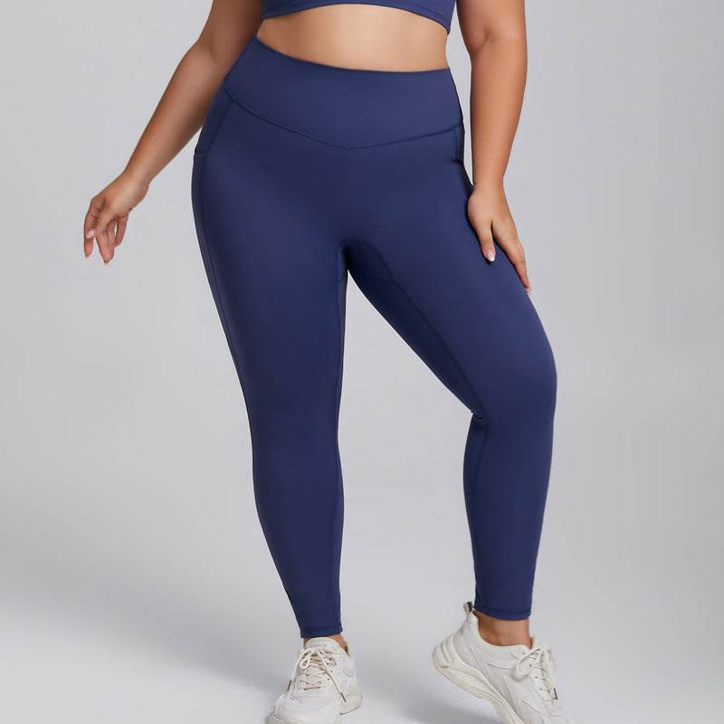 Plus Size Women Sports Workout Gym - Sleeveless Crop and Pant - Velora