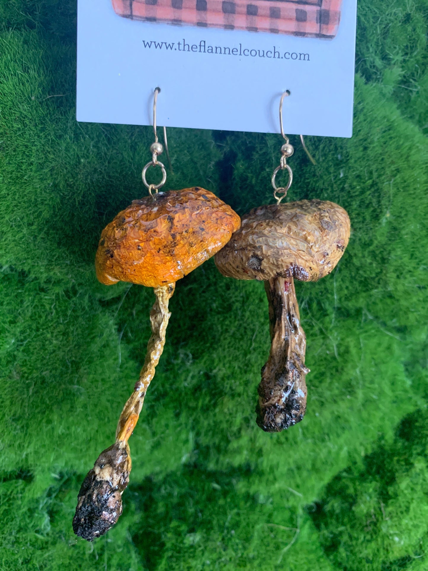Wild Ontario Mushrooms Earrings www.Shopthatapp.com