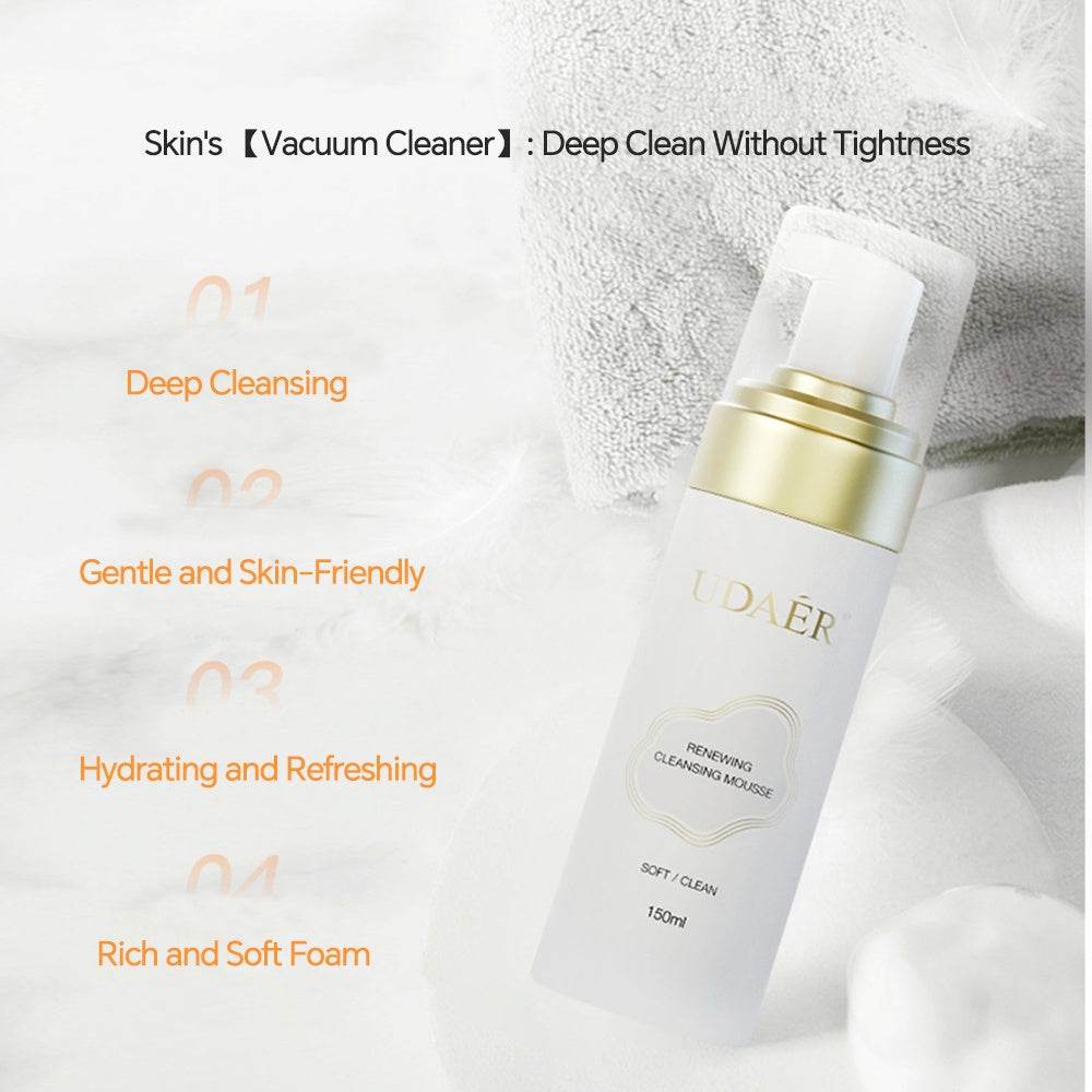 UDAER Purifying Cleansing Mousse Facial Cleanser - Velora