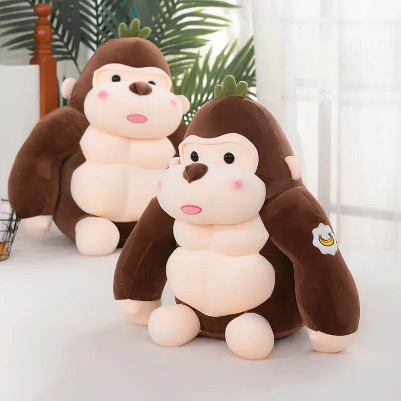Black King Kong Cute Creative Gorilla Plush Toy - Velora
