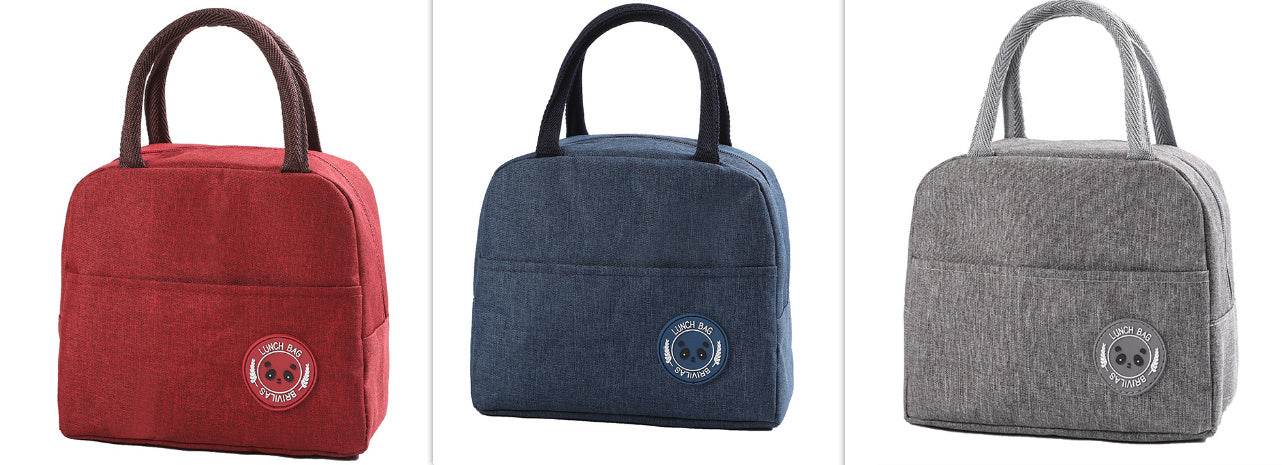 Oxford Cloth Lunch Box Bag with Aluminum Foil Insulation Layer - Velora