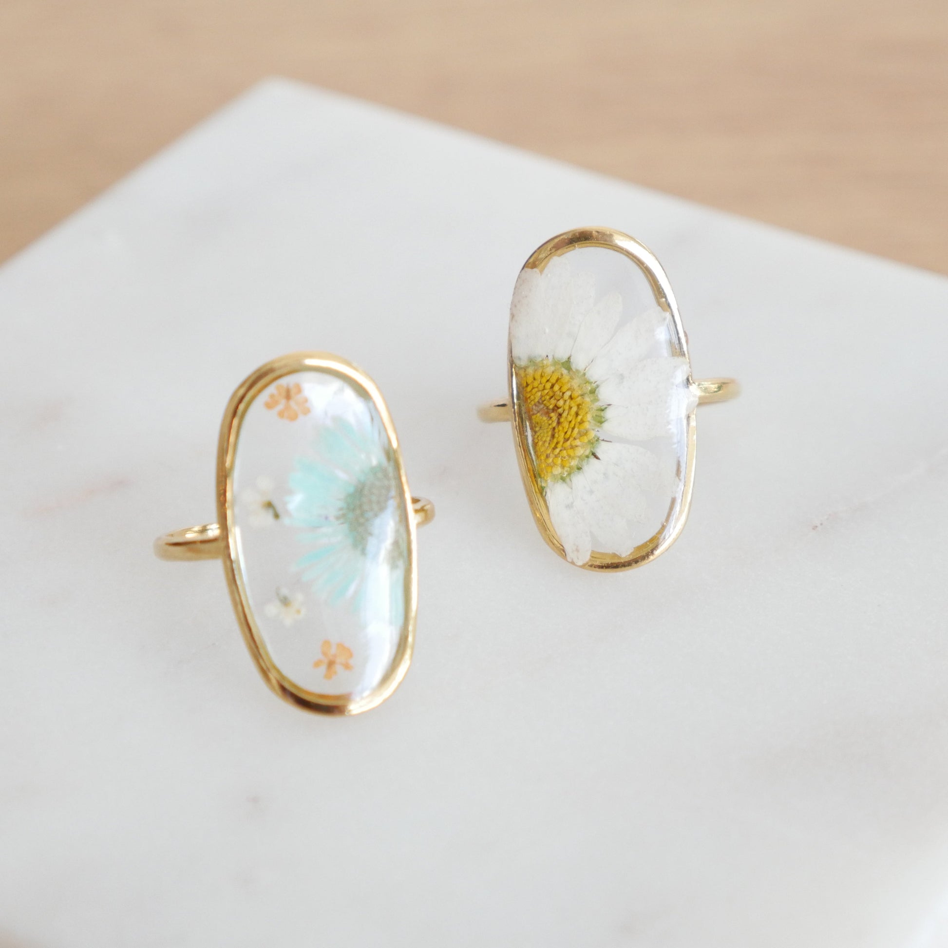 Bague margot- oval (ajustable) - Velora