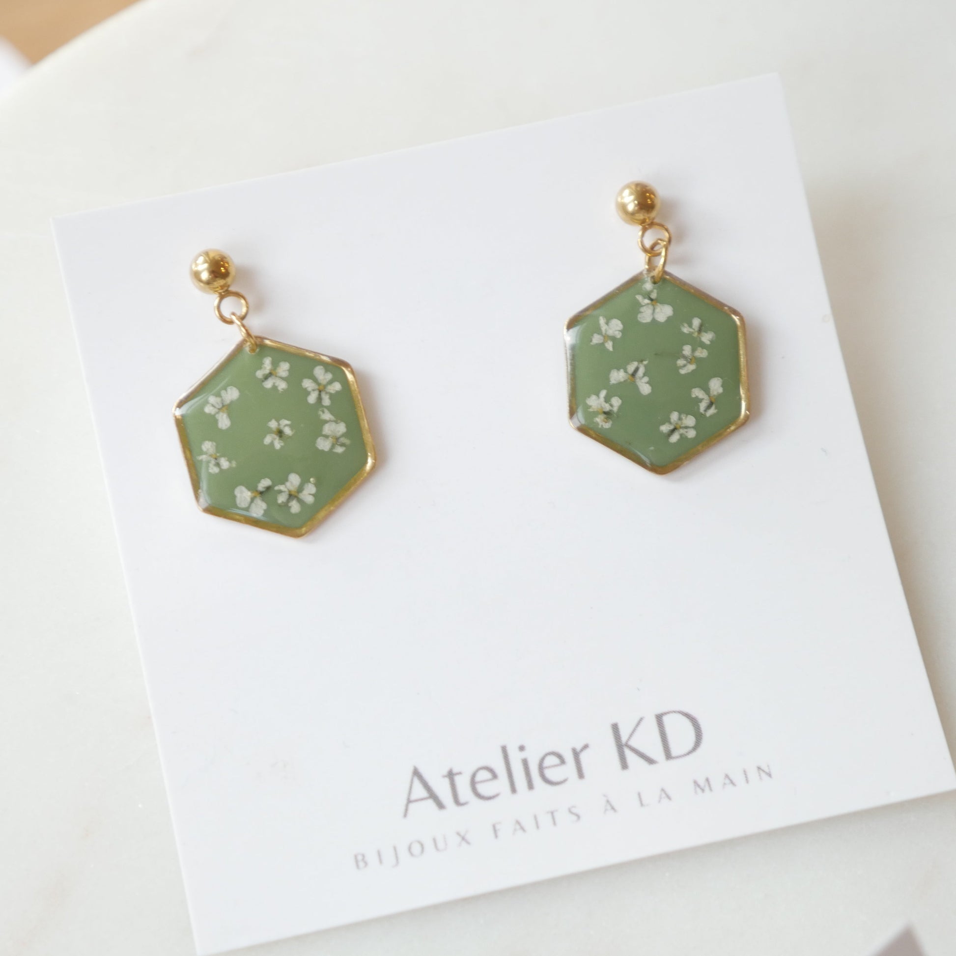 Boucles d'oreilles - Hexa 16mm - Edition spéciale automne 2025 - Velora