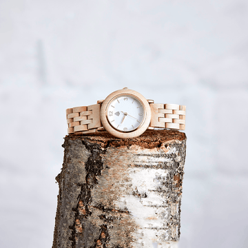 The Birch: Wood Watch for Women - Velora Luxury Fashion