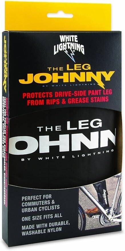 White Lightning Leg Johnny Cyclist Leg Protector, One Size - Velora