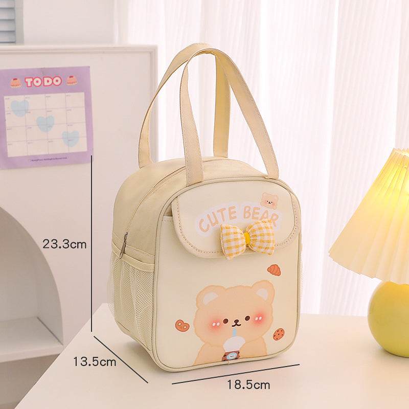 Portable Kids Preschool Cute Cartoon Lunch Bag - Velora