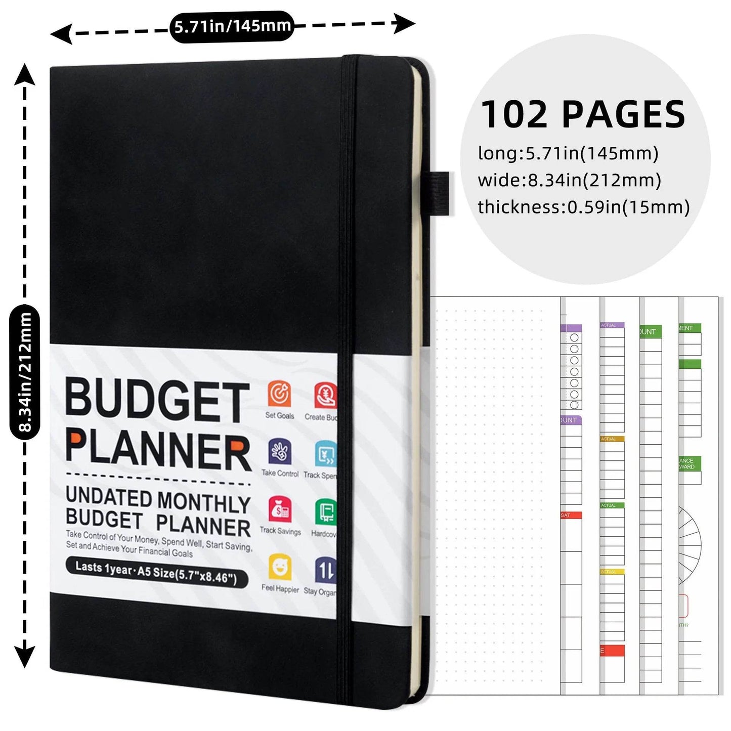 Amazon A May Plan Cash Budget Planner Week Plan English Foreign Trade Notebook - Velora
