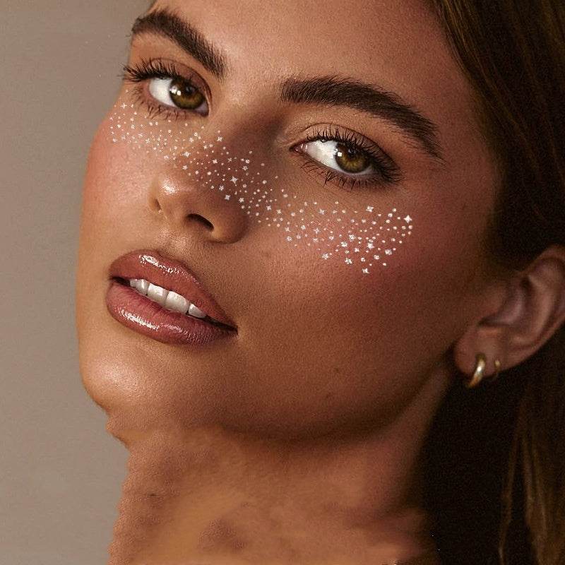 Gilding Sticker Freckle Tattoo Sticker Gilding Glitter Stickers Waterproof - Velora