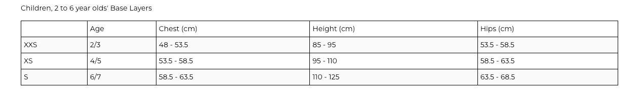 Kombi B2 Merino Blend Crew Top Child & Junior 190g Mid-weight Base Layers - Velora