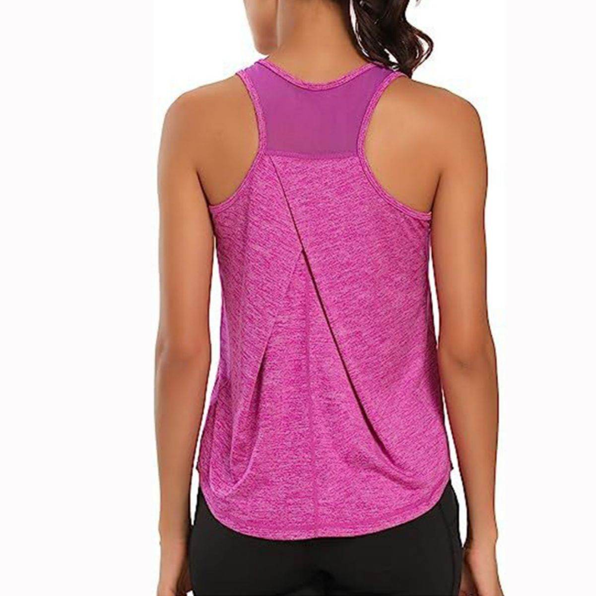 Mesh Yoga Sports Running Vest Sleeveless Workout Tank top women - Velora