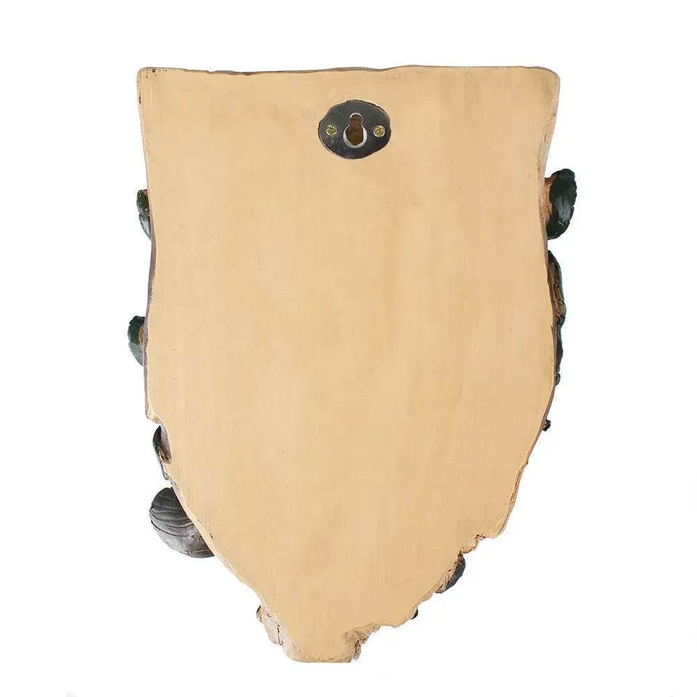 Smoker Man Wooden Resin Craft Ornaments Wall Decor - Velora