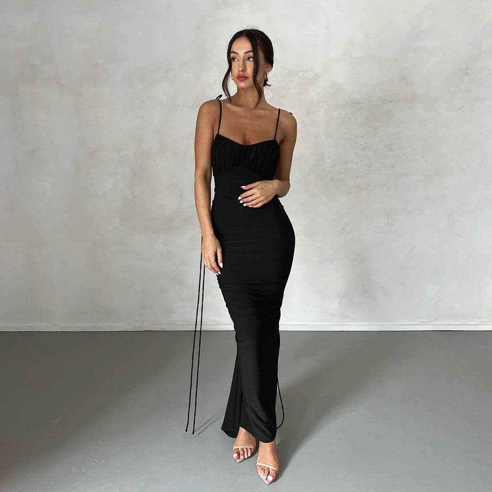 Women's Nightdress With No Back - Velora