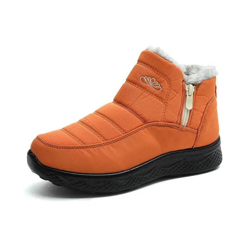 Winter Women's Cotton-padded Thick fleece lined Ankle Snow Boots - Velora