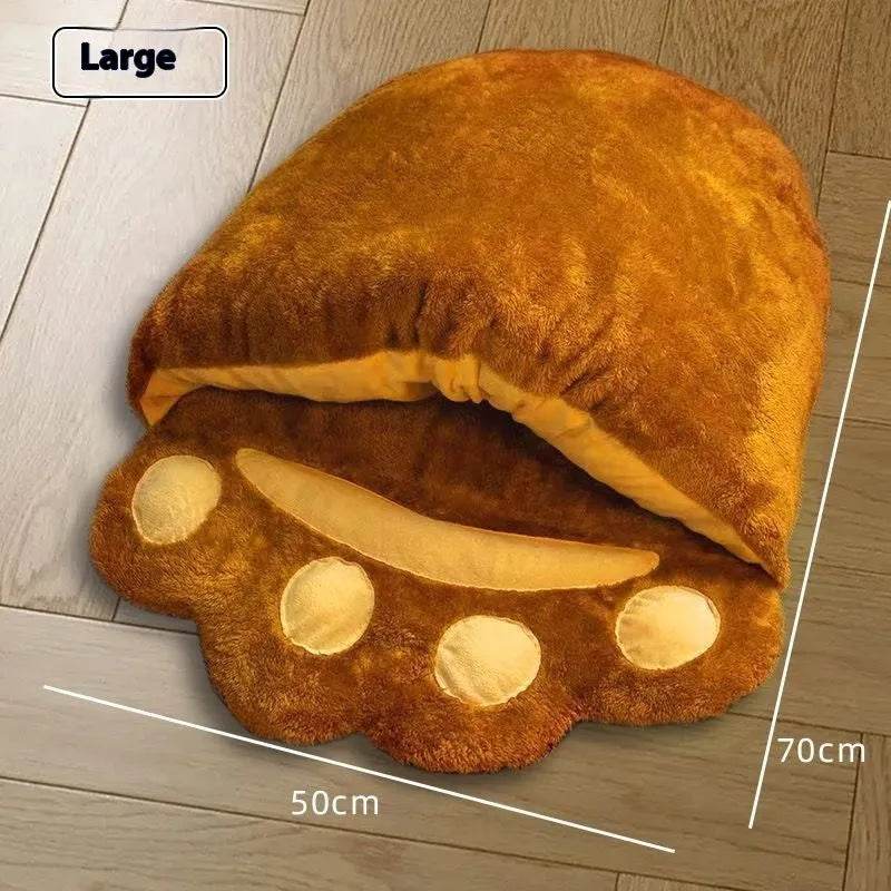 Winter Warm Thickened House Semi-closed Cat Nest - Velora