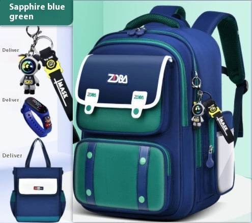 Elementary School Spine Protection Backpack Water resistant School bag - Velora