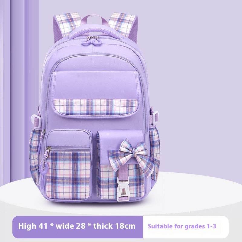 Children's Backpack Lightweight Spine-protective Burden Reduction Large Capacity - Velora