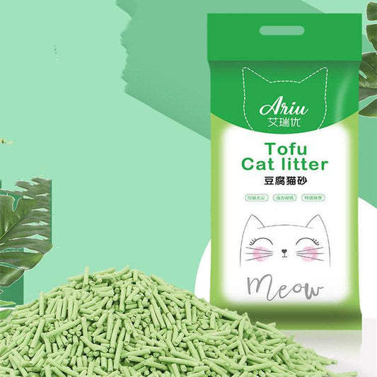 Original Flavor Tofu Cat Litter Low Dust Fast Clumping Deodorizer - Velora
